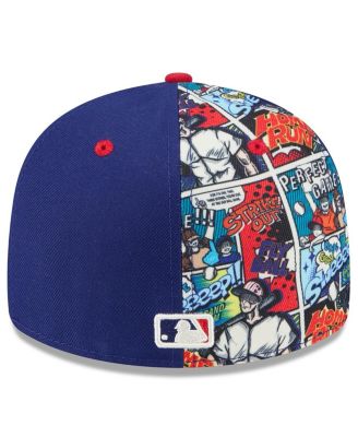 Men's Royal/Red Texas Rangers 2025 MLB Diamond Hero Edition Low Profile 59FIFTY Fitted Hat
