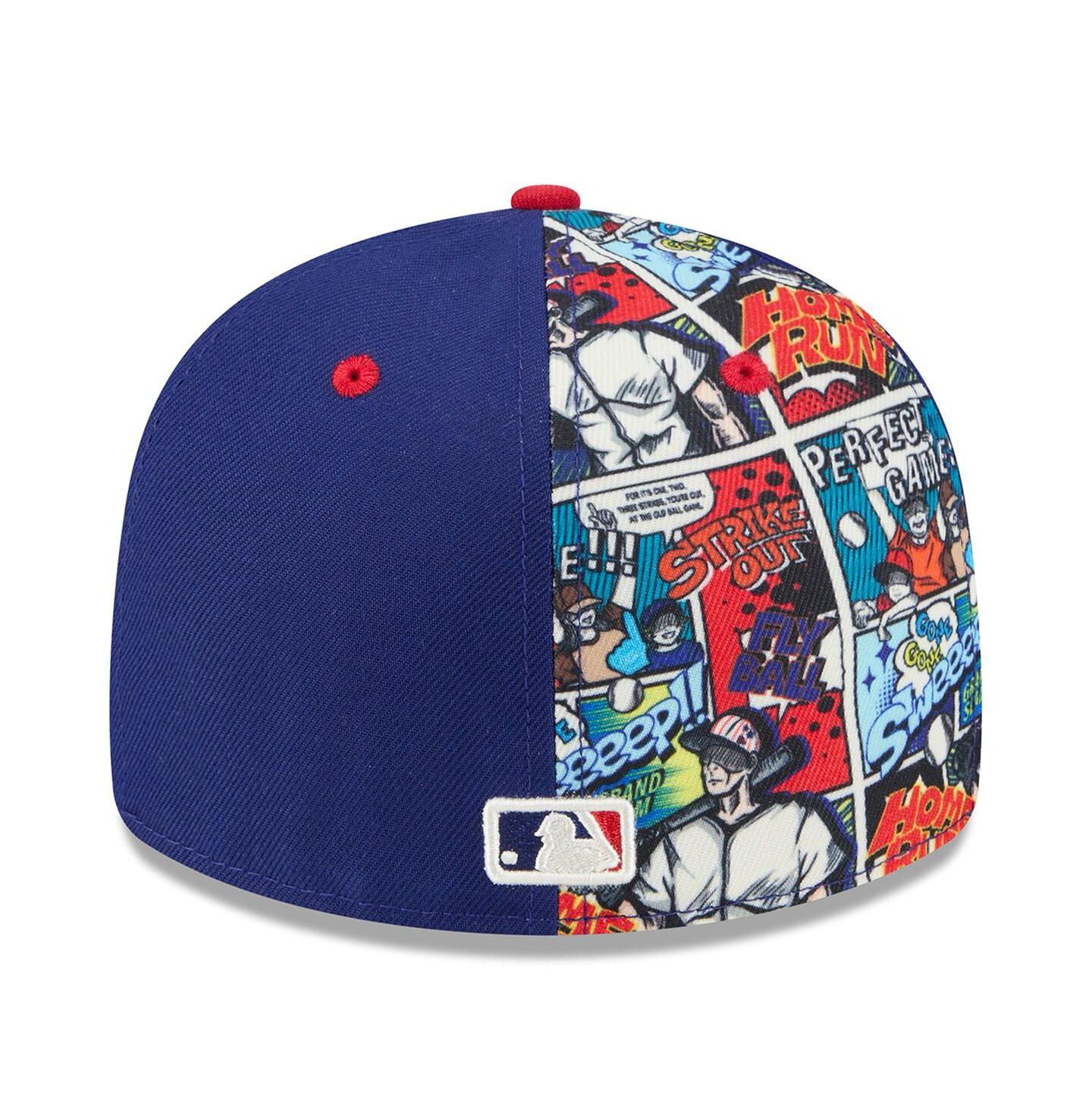 Мужская кепка New Era Royal/Red Texas Rangers 2025 MLB Diamond Hero Edition Low Profile 59FIFTY Fitted Hat — фото 4