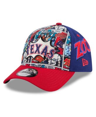 New Era - Men's Royal/Red Texas Rangers 2025 MLB Diamond Hero Edition A-Frame 9FORTY Adjustable Hat