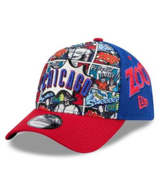 New Era - Big Boys and Girls Royal/Red Chicago Cubs 2025 MLB Diamond Hero Edition A-Frame 9FORTY Adjustable Hat