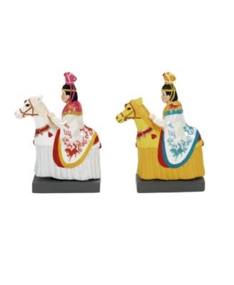 Village Imperial Parade of Horses Accessories, Set of 2