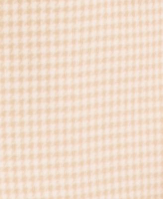 Men's Tan Mini Check Modern-Fit Blazer