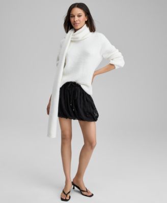 Women's Scarf-Neck Sweater, Macy's Exclusive