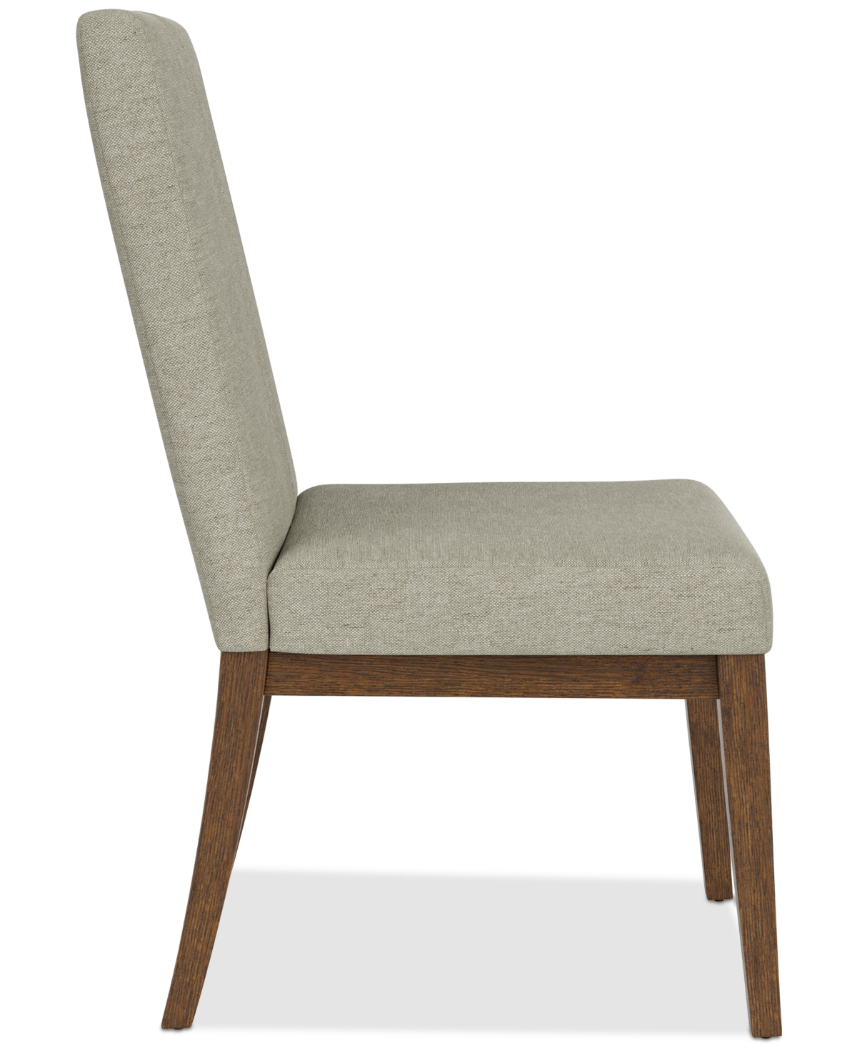 Macy's Davie Cracked Oak Upholstered Chair In Brown