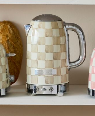 Mocha Check Electric Kettle