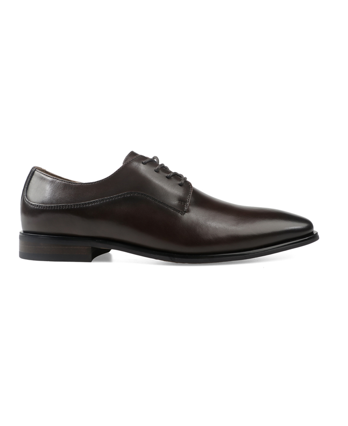 Alfani Men's Jeffersonn Genuine Leather Lace Up Dress Shoes, Macy's Exclusive In Black