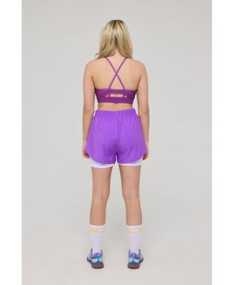 Women's Medium Support Infinite Sports Bra - Purple