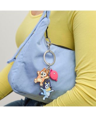 & Bingo Layered Charm Keychain with Balloon Accent
