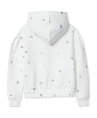 Girls Embroidered Hoodie Sweatshirt