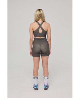 Women's Infinite High Waisted Shorts - Khaki