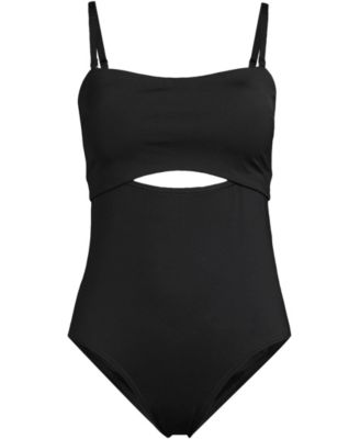 Women's Bandeau Cut Out One Piece
