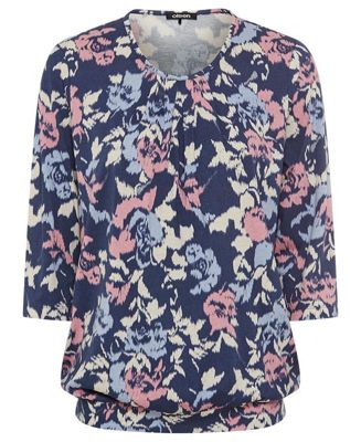 Women's Abstract Floral T-Shirt