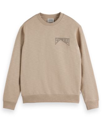 Men's Logo Detail Crewneck Sweatshirt