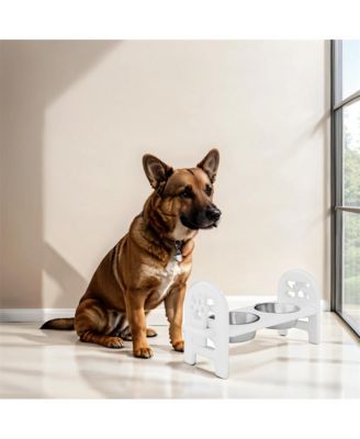 Multi-Functional Adjustable Pet Dish Outdoor Indoor Use Non-Slip Base & Compact Storage