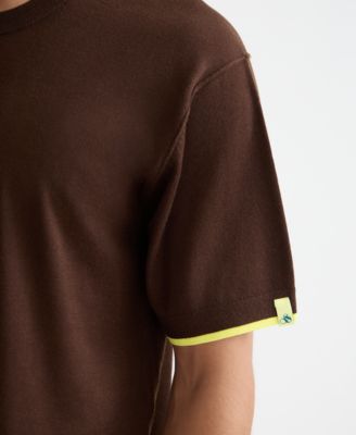 Men's Relaxed Fit Short Sleeve Textured T-Shirt