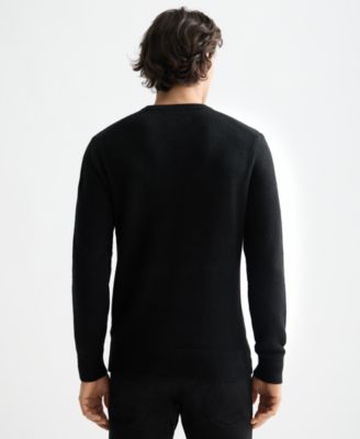 Men's Solid Crewneck Sweater