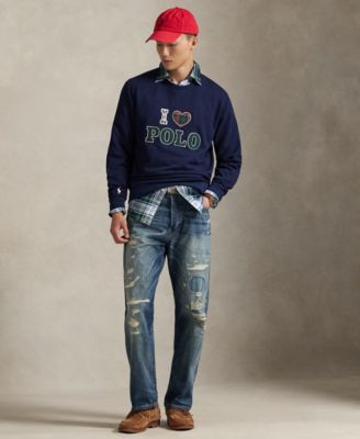 Men's RL Fleece I Heart Polo Sweatshirt