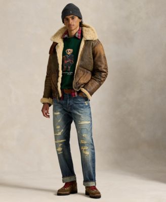 Men's Polo Bear Fleece Sweatshirt