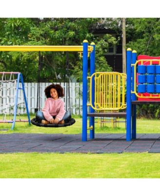 Fabric Spinner Swing 24 inch diameter black