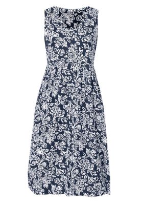 Plus Size Sleeveless Button Front Dress