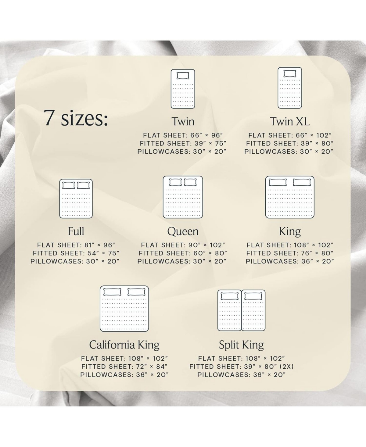 4PC Silky Soft Cooling Deep Pocket Performance Sheet Set