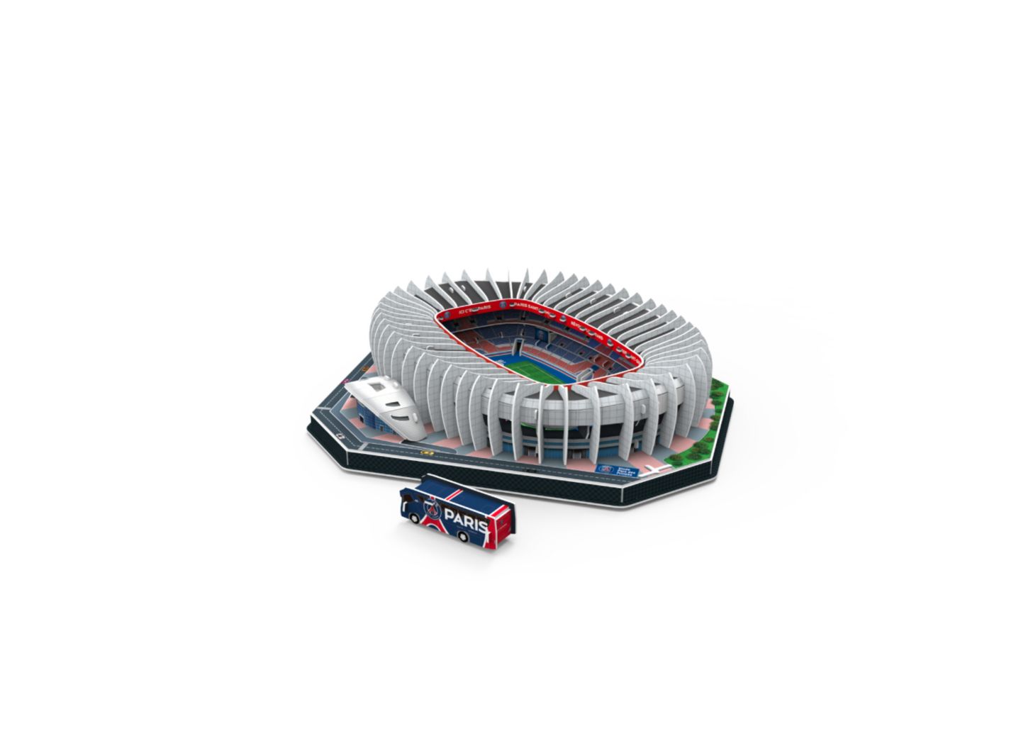 Детский пазл Banbo Toys Paris Saint-Germain Parc des Princes 159-Piece 3D Puzzle, Ages 7+ — фото 4