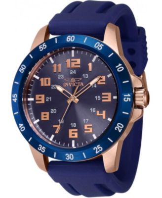 Men's 40001 Pro Diver Quartz 3 Hand Blue Dial Watch