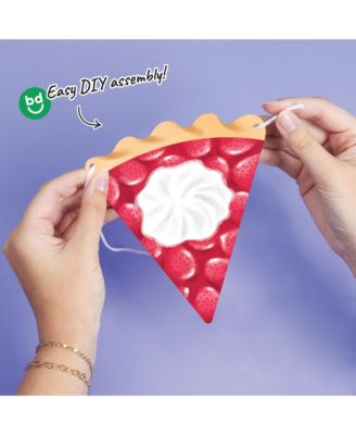 Summer Pies Garland Banner, 30 Feet of Cord, 15 Shaped Pie Slices