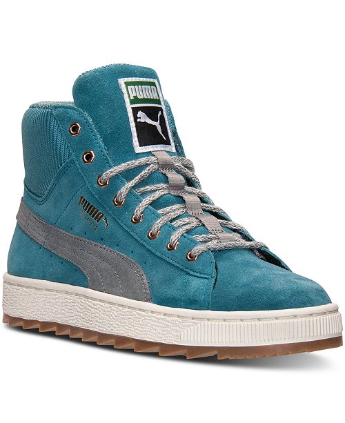 Puma Women S Suede Winterized Rugged Casual Sneakers From Finish