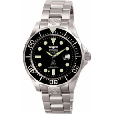 Invicta Men's 3044 Pro Diver Automatic 3 Hand Black Dial Watch