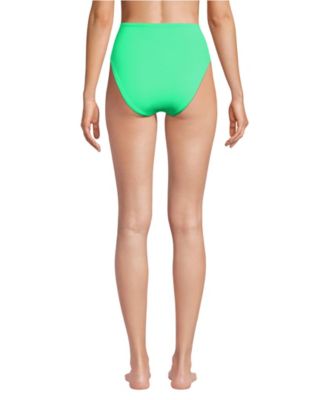 Women's Tugless QuickDry High Waisted High Leg Bikini Bottoms