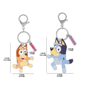and Bingo Enamel Charm Keychains - 2 Pack Set