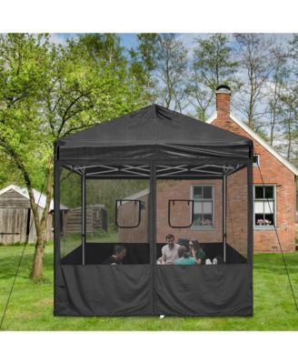 16 Pcs 10 ft Pop Up Canopy Tent Sidewall Mesh Side Wall Party Canopy