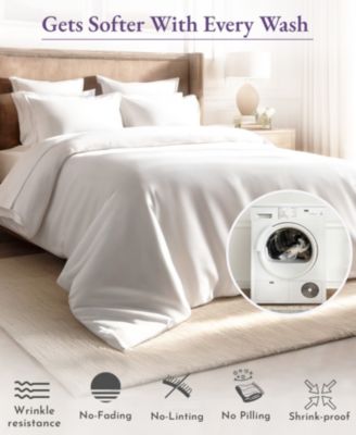 Luxury 1000 Thread Count Standard / Queen Pillow Cases Set of 2 Cotton - 100% Cotton Sateen,Crisp and Cooling Pillow Cases