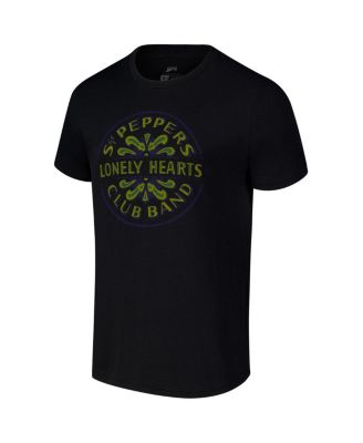 Men's and Women's Black The Beatles Sgt. Peppers Lonely Hearts Club Band Eco Tri-Blend T-Shirt
