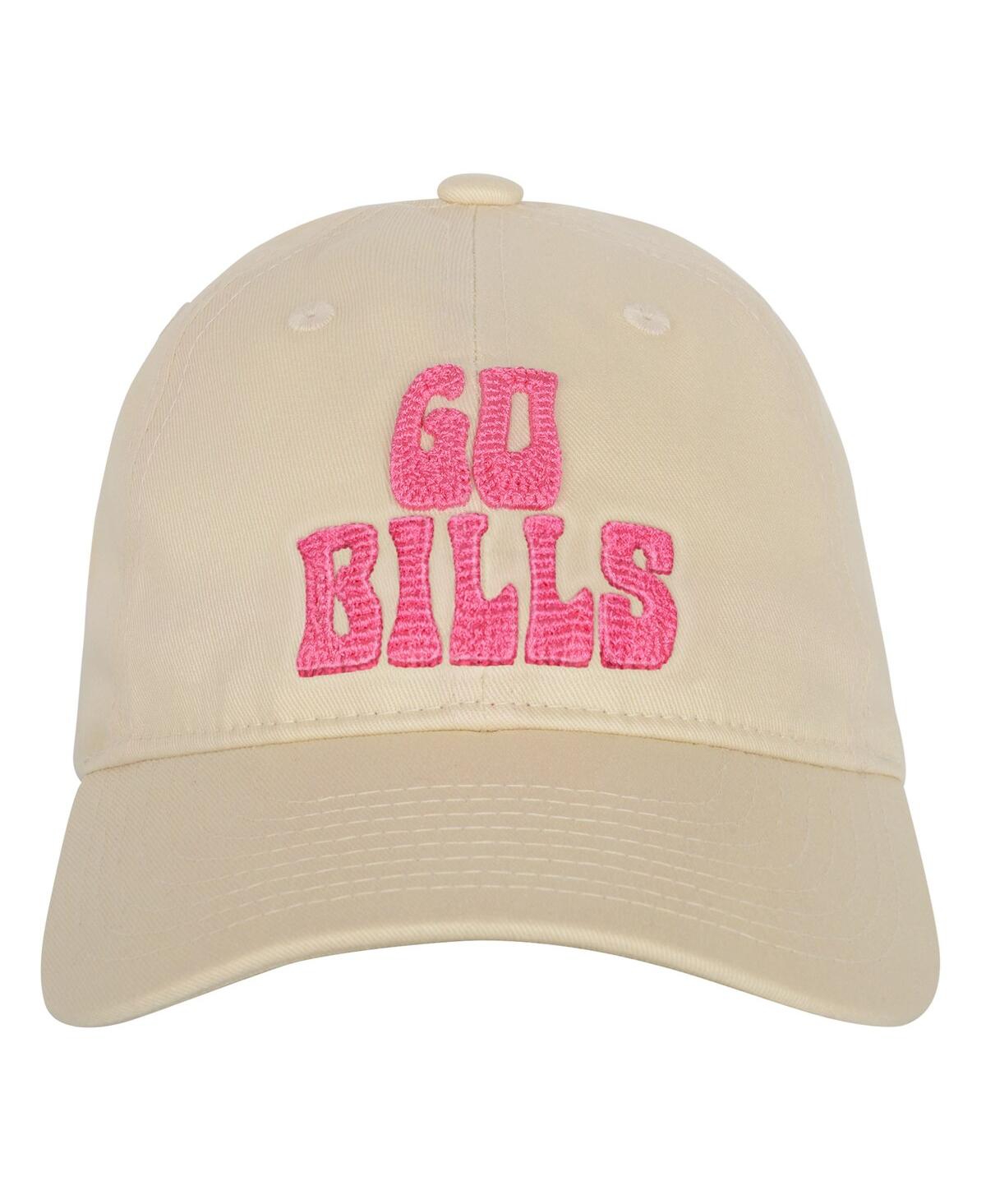 Outerstuff Big Girls Cream Buffalo Bills Blitz Adjustable Hat In Neutral