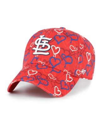 '47 Brand - '47 Big Girls Red St. Louis Cardinals Mural Clean Up Adjustable Hat