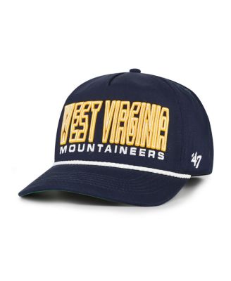 Big Boys and Girls Navy West Virginia Mountaineers Byline Hitch Adjustable Hat