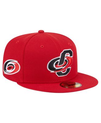 New Era - Men's Red Carolina Hurricanes Deceptor 59FIFTY Fitted Hat