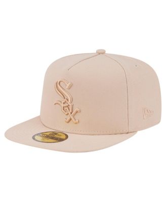 New Era - Men's Light Beige Chicago White Sox Color Pack A-Frame 59FIFTY Fitted Hat