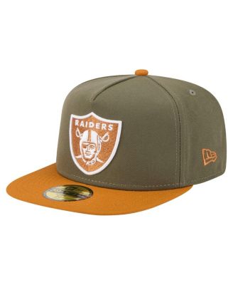 New Era - Men's Olive/Brown Las Vegas Raiders Color Pack A-Frame 59FIFTY Fitted Hat