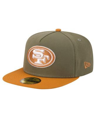 New Era - Men's Olive/Brown San Francisco 49ers Color Pack A-Frame 59FIFTY Fitted Hat