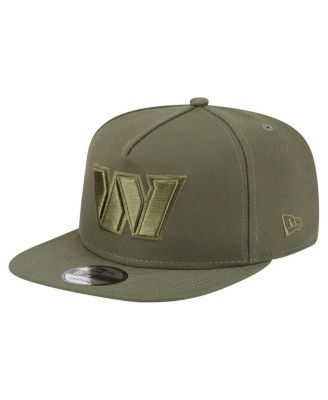 New Era - Men's Olive Washington Commanders Color Pack A-Frame 9FIFTY Snapback Hat