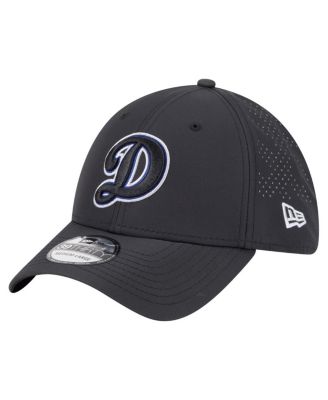 New Era - Men's Black Los Angeles Dodgers Night 39THIRTY Flex Hat