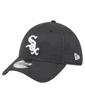 New Era - Men's Black Chicago White Sox Tonal Camo 39THIRTY Flex Hat
