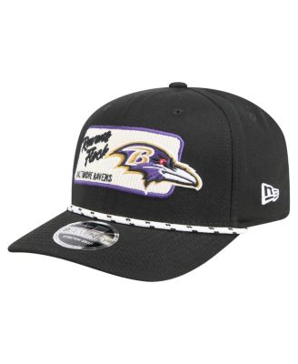 New Era - Men's Black Baltimore Ravens Chant 9SEVENTY Stretch snap Hat