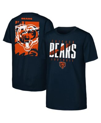 Outerstuff - Big Boys and Girls Navy Chicago Bears Posterize T-Shirt