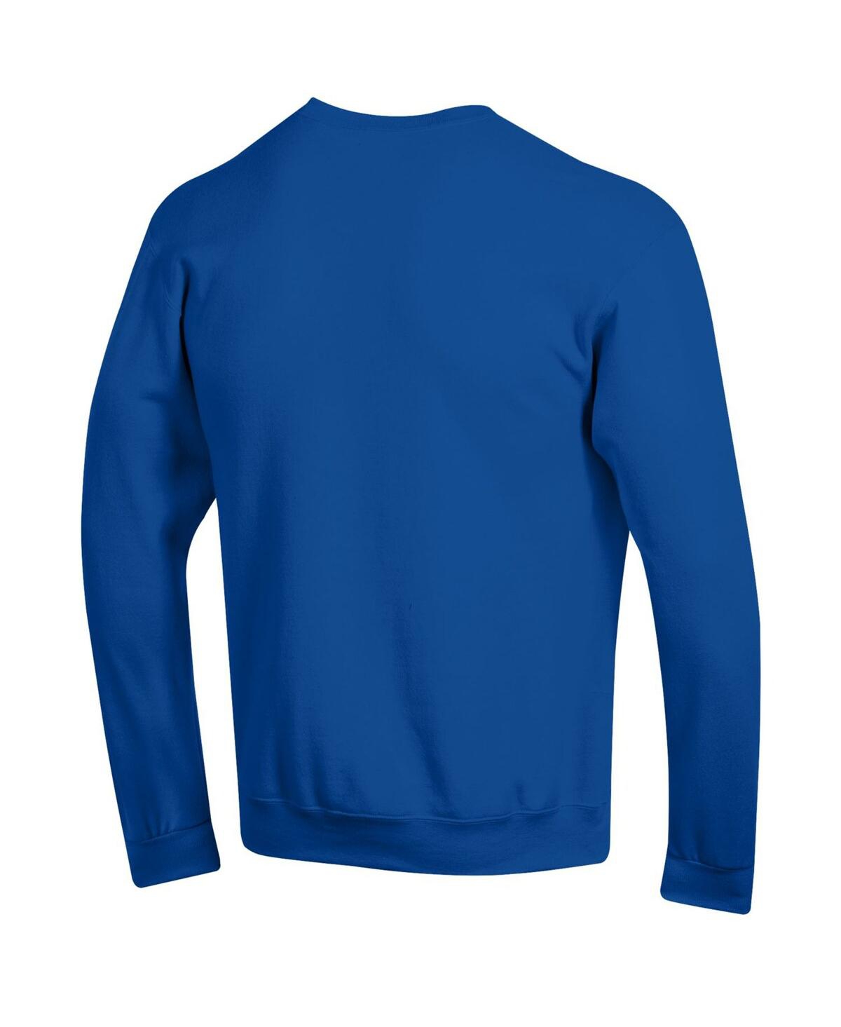 Champion Royal Duke Blue Devils Basic Arch Fleece Pullover Sweatshirt In Blue