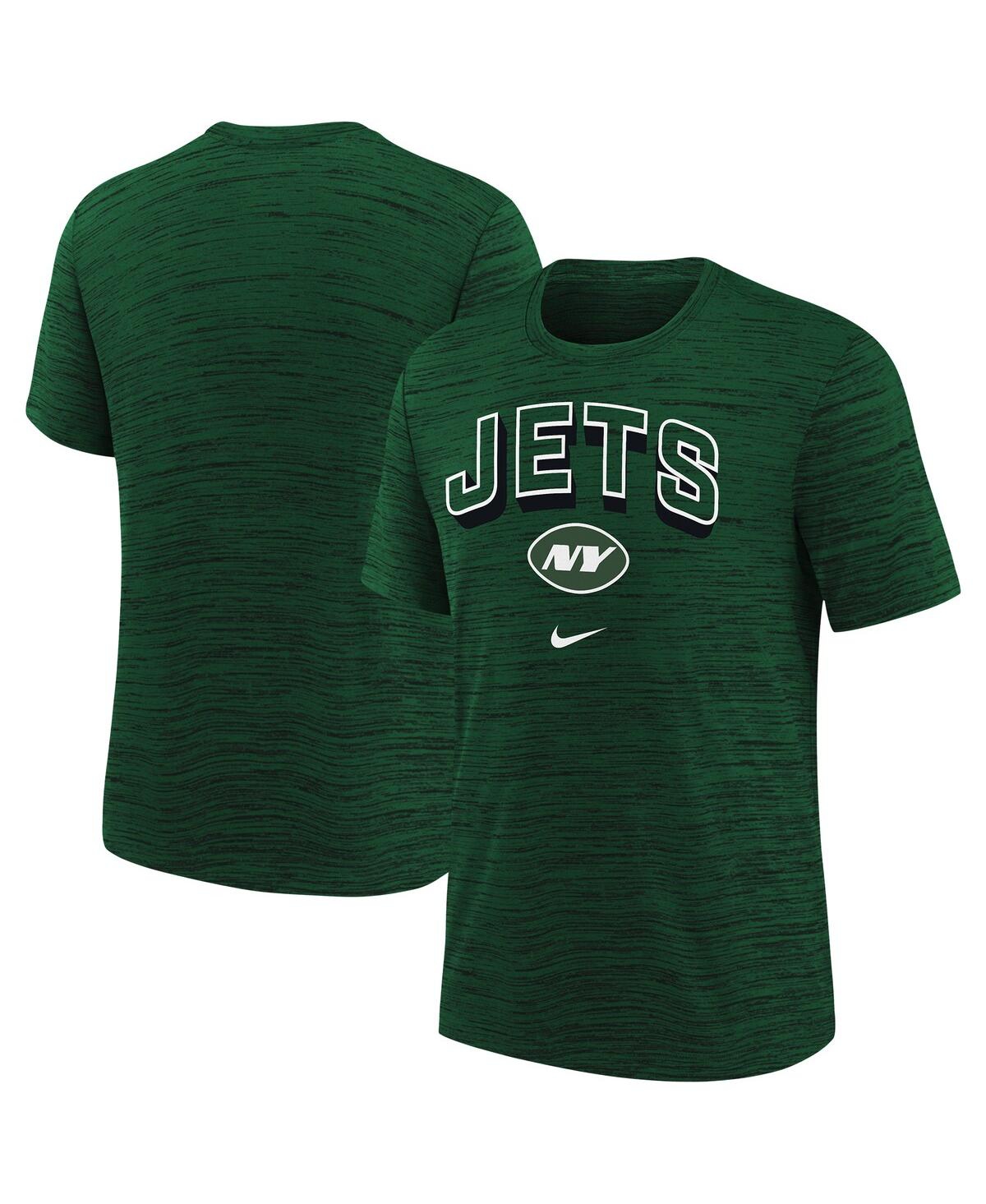 Nike Big Boys And Girls Green New York Jets Sideline Velocity Performance T-shirt In Green