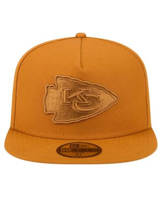 Men's Brown Kansas City Chiefs Color Pack A-Frame 59FIFTY Fitted Hat